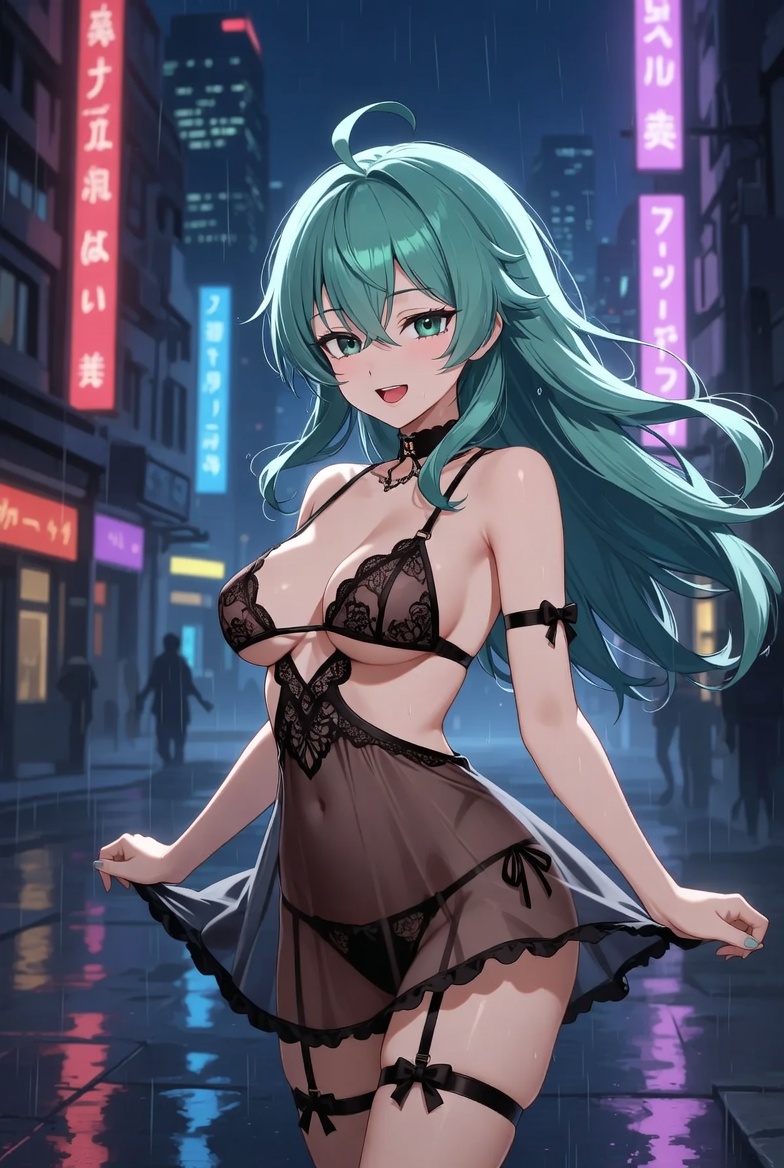 Anime Girl in Lingerie